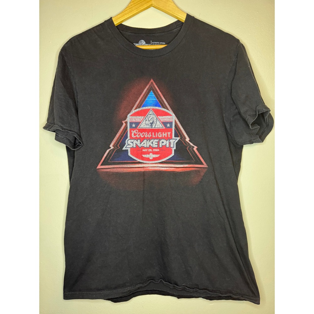 Indy 500 Snake Pit 2024 Coors Light Concert T-Shirt Excision Dom Dolla Large